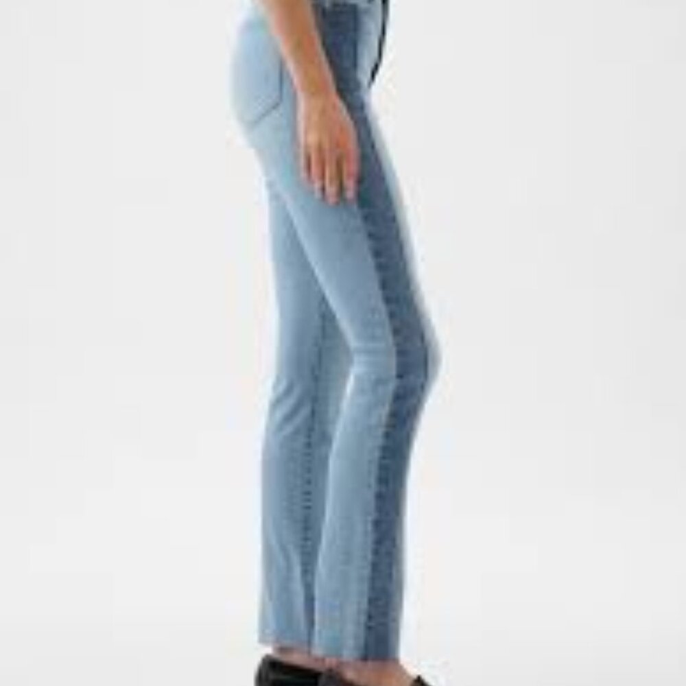 Gap Vintage Slim High‎ Rise Patchwork Jeans 28P